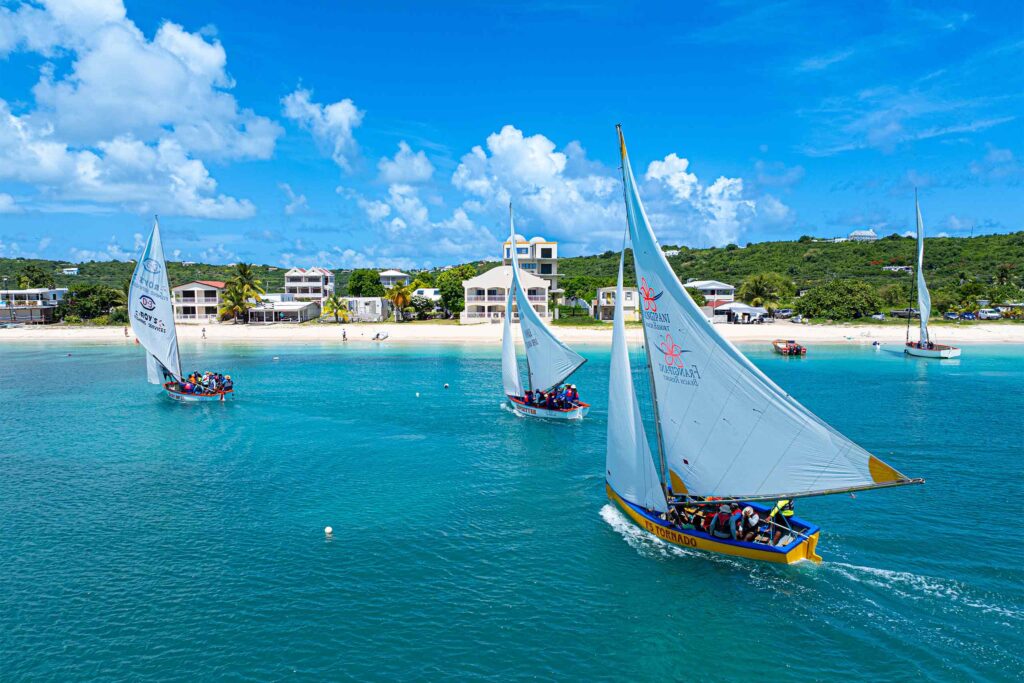 Travellers sailing around Anguilla in 2025