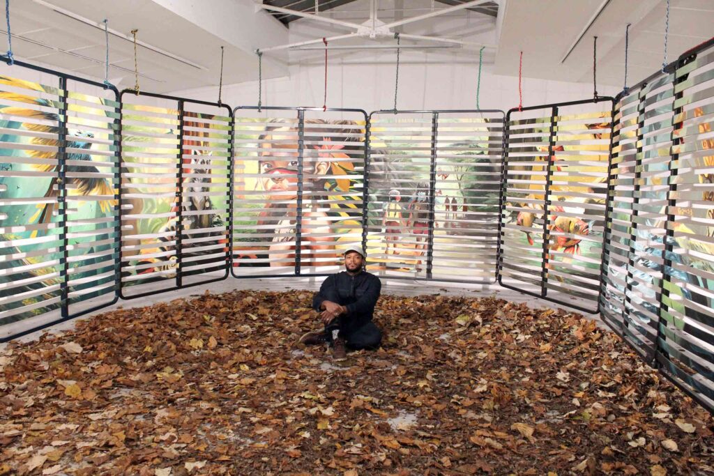 Cradle of the World by Daniel Nicolaevsky Maria, an example of Banlieue art