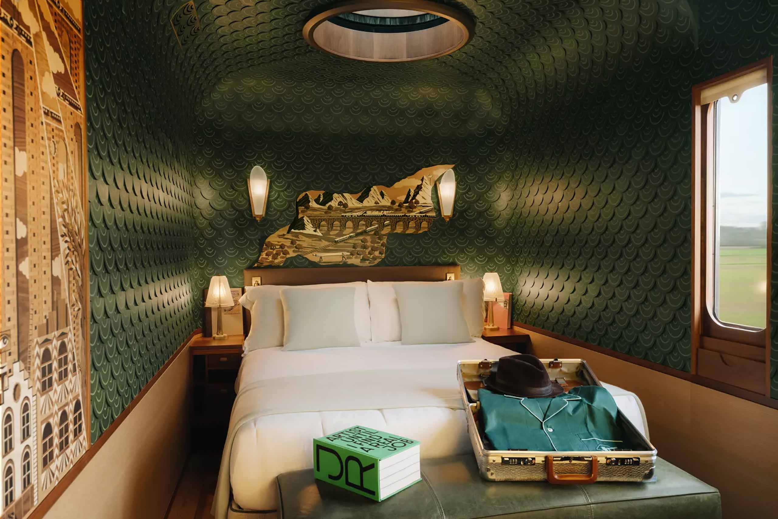 Interior of suite onboard Belmond Britannic Explorer