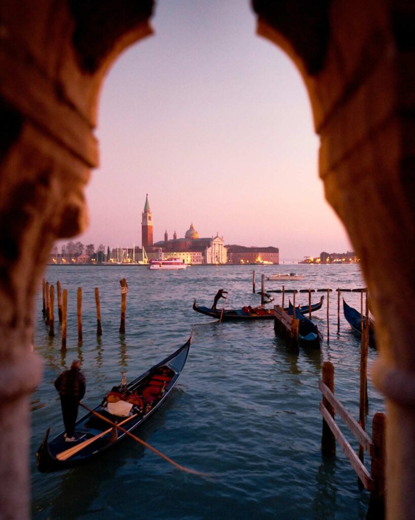 Gondolas in Venice, Italy