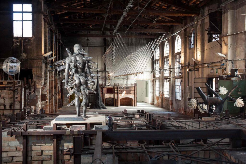 Inside Studio Berengo in Venice, Italy