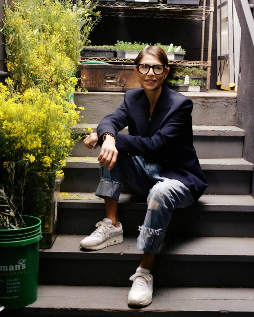 Dominique Crenn poses for a picture, Les Bateaux Belmond