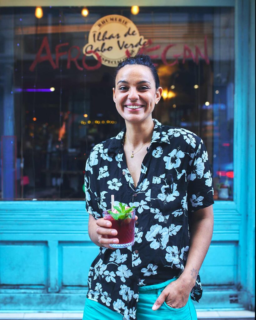 Phoebe Dunn, chef and restaurateur, in Paris, France