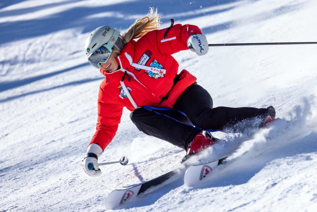 Olympian Jillian Vogtli on the pistes of Deer Valley, Utah