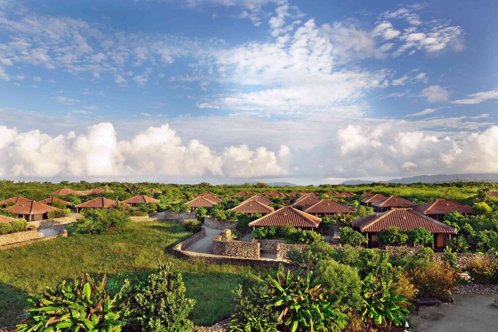 View over Okinawa, Japan