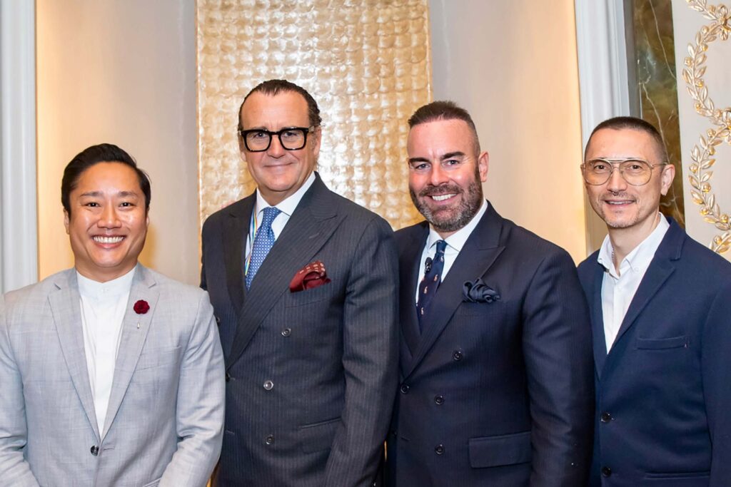 Uwern Jong, Luca Virgilio, Paul McDonald, and Martin Perry at Icons of Inclusion 2025