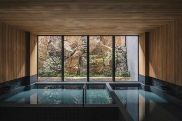 Six Senses Kyoto spa pool overlooking garden