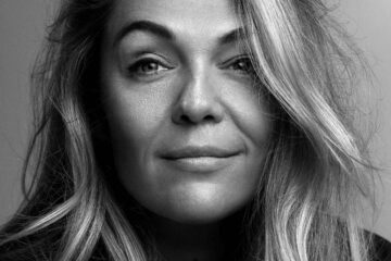 Black and white portrait of Sophie Morgan