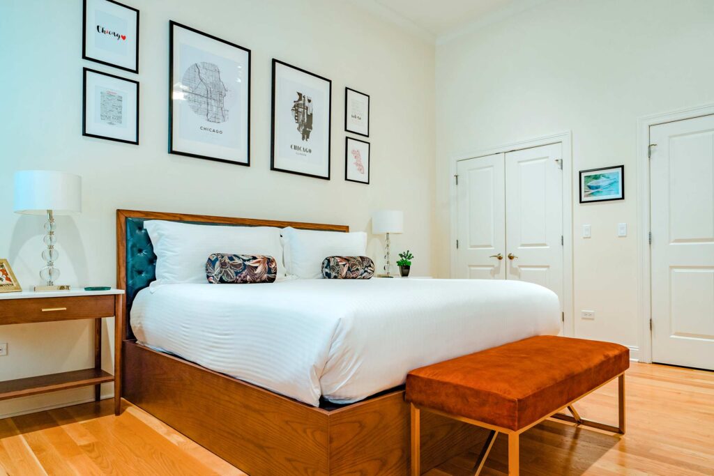 Bedroom at The Guesthouse Hotel Chicago, Illinois, USA