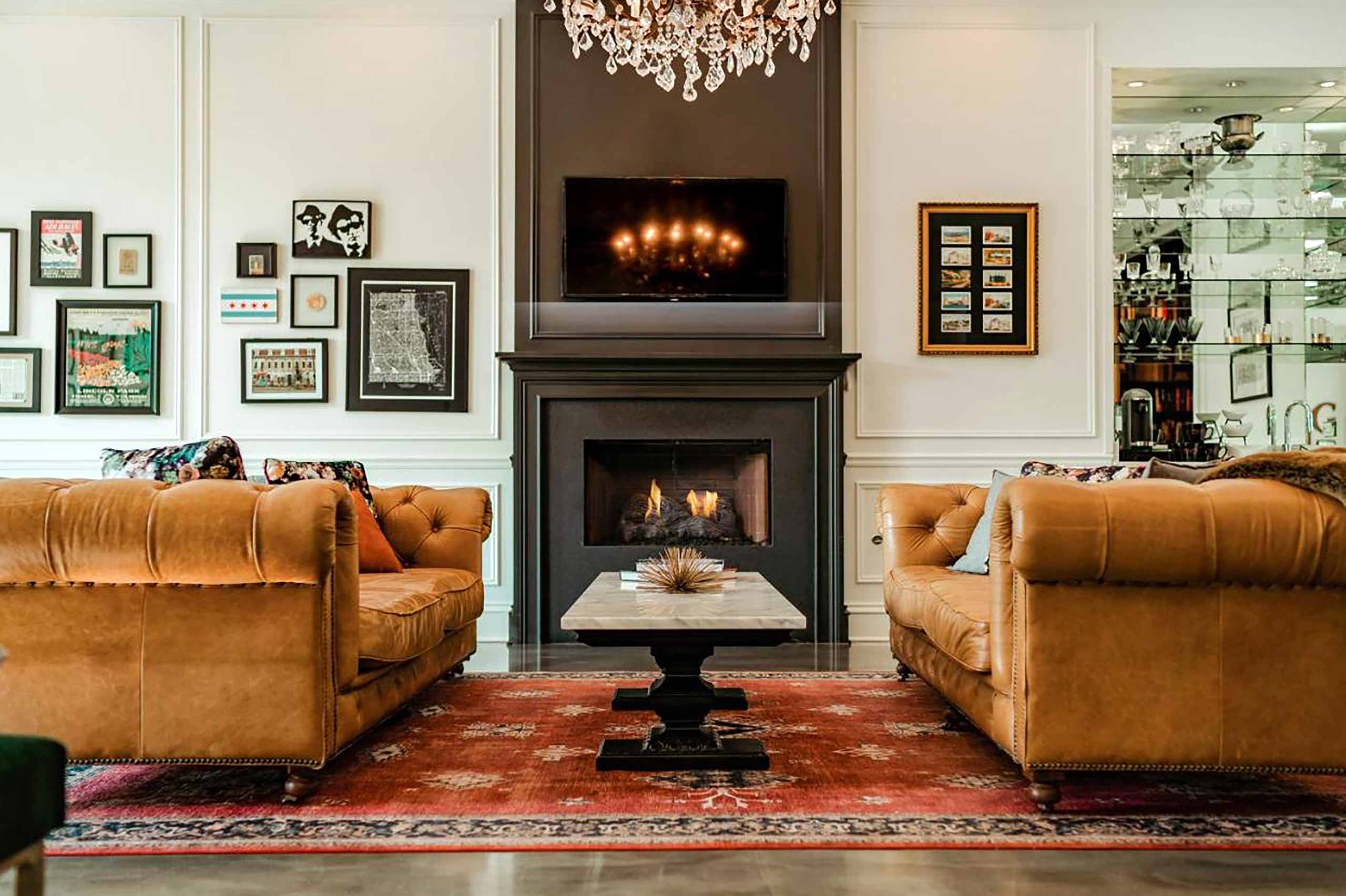 Cosy interiors at The Guesthouse Hotel Chicago, Illinois, USA