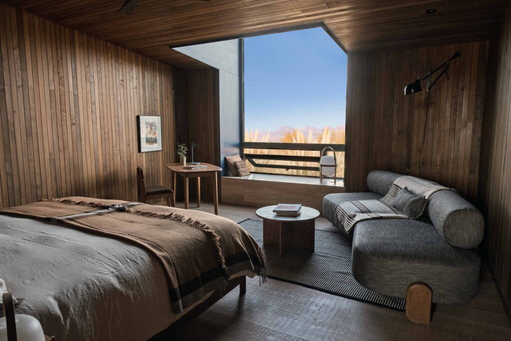 View from a room at Tierra Atacama, San Pedro de Atacama, Chile